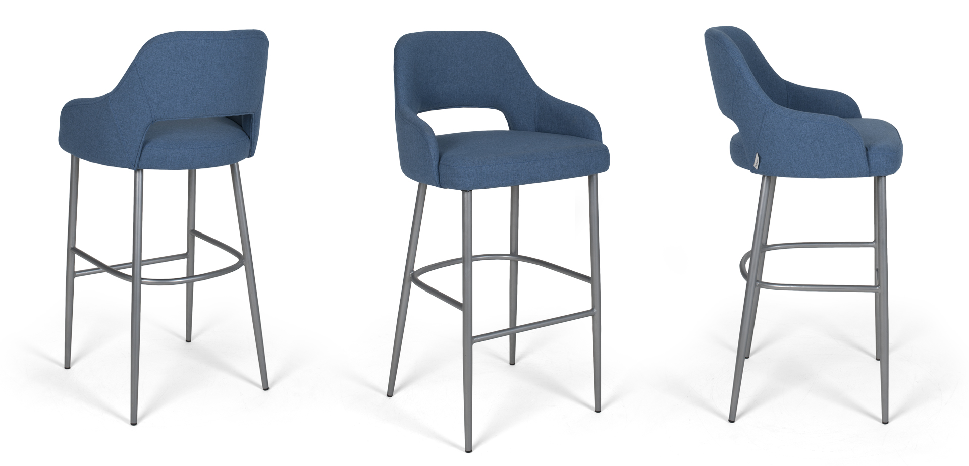 Scaun Bar, Albastru Clark, MobilaDalin