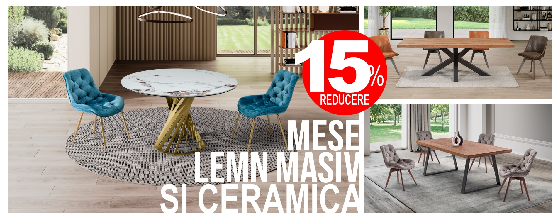 Promotie LEMN MASIV si CERAMICA